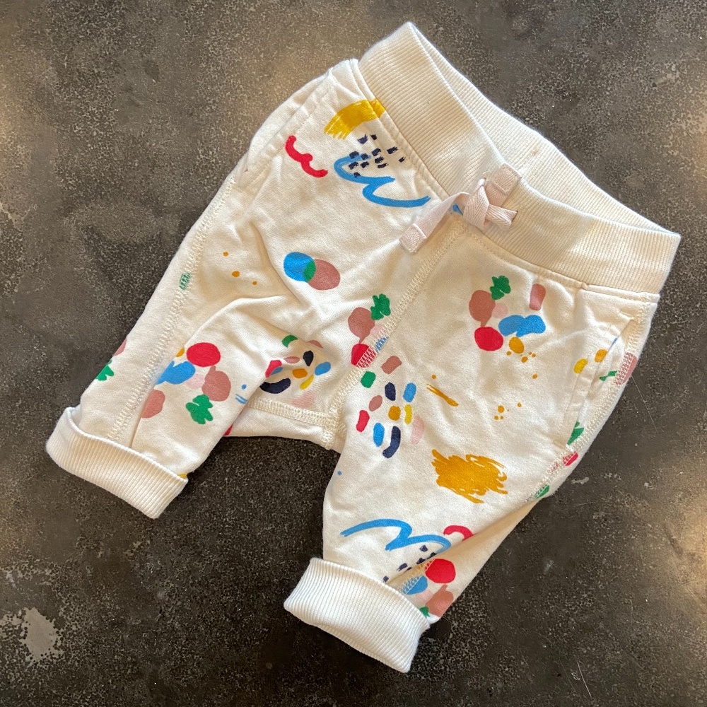 Hanna Andersson Ivory Sweatpants 6-12 months
